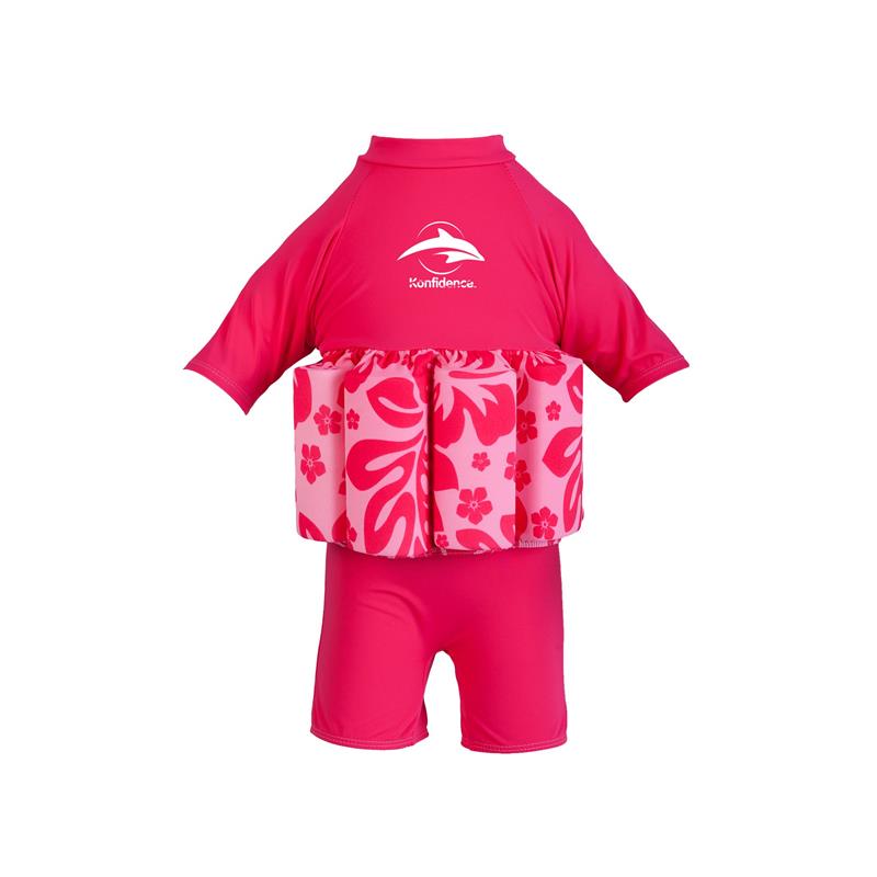 Konfidence Floatsuit Pink Hibiscus